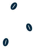 コーヒー豆のイラスト